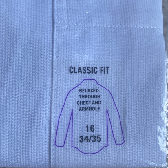 Geoffrey Beene Mens Long Sleeve Dress Shirt 16” (34-35) - Picture 4 of 8